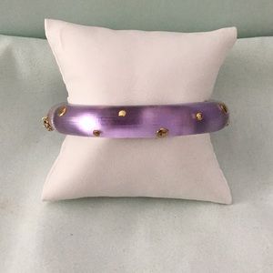 Lavender colored Alexis Bittar bracelet